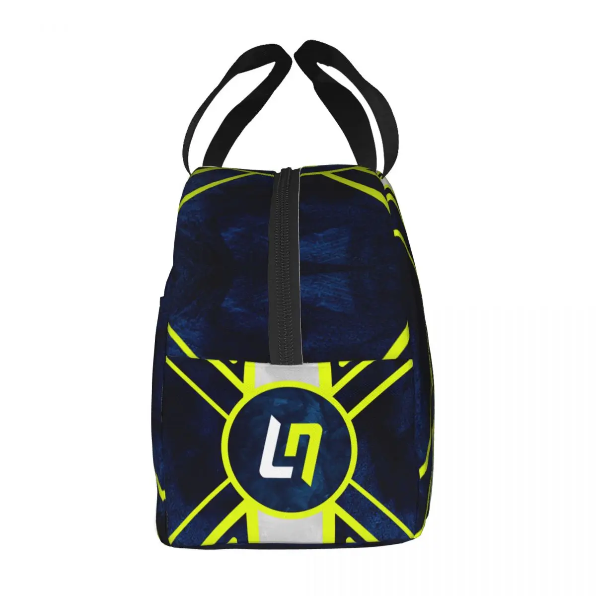 Custom L-Lando Norris Motorcycle Racing Lunch Box Leakproof Cooler Thermal Food Insulated Lunch Bag Portable Picnic Tote Bags