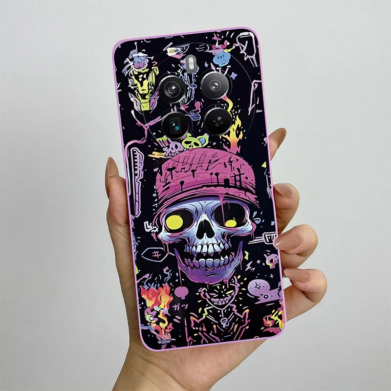 For Realme 12 Pro Plus Pro+ 5G Case Realme12 4G RMX3867 12 Plus 12+ Soft Silicone Shockproof Cover Painted TPU Protective Shell