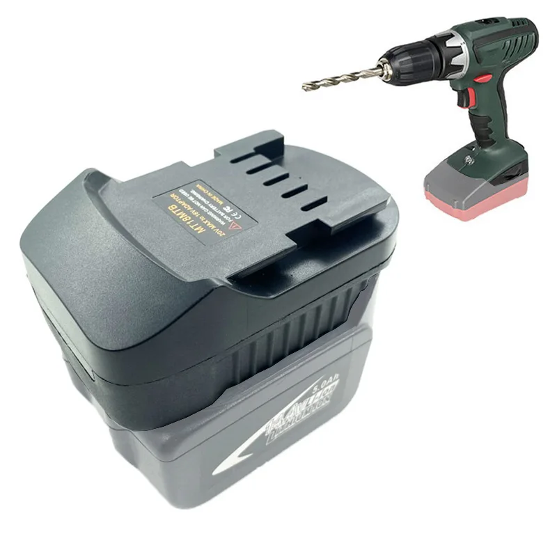 Adaptador de Bateria para Makita 18v Li-ion Bateria Convertida para para Metabo 18v Ferramentas Elétricas Usar Adaptador de Substituição para Bateria Metabo
