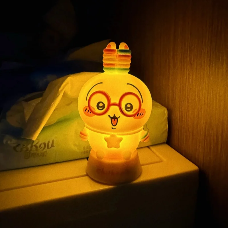 

Официальный светящийся ночник Bandai Chii Chara Light LED: коллекционная аниме-фигурка Усаги Момонг, милая декоративная лампа-игрушка, подарок
