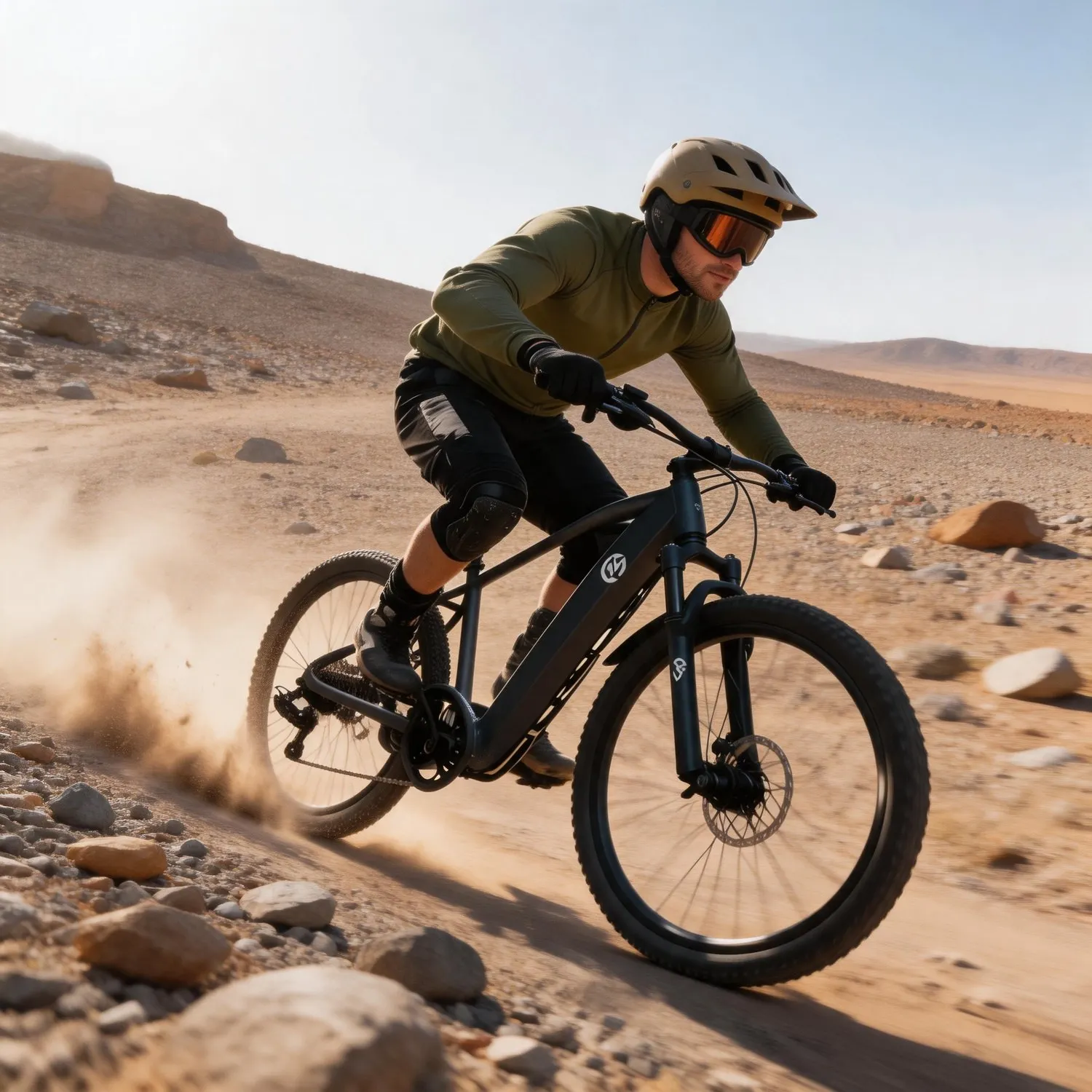 Electric Mountain Bike, 500W Motor, Pedal Assist, Full Suspension, Free Lock & Tool Kit, Pro Race Design, for Cross Country E-Bike, Offroad Ebike Adventure