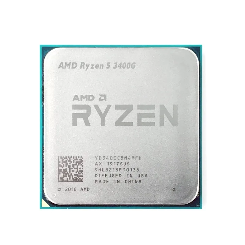 AMD Ryzen 5 3400G R5 3400G 3.7GHz 65W Quad-Core 8-Thread Vega 11 Graphics AM4 CPU Processor Tray