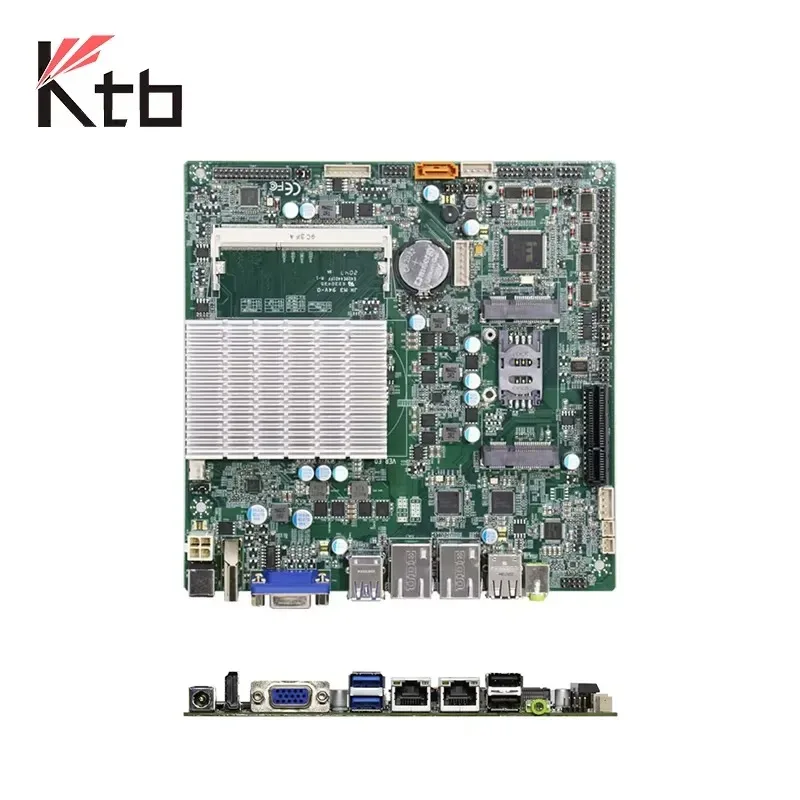 2026 KTB Celeron J1900 DDR3 8GB SATA MSATA Support Windows 7/8/10 Linux MINI ITX Industrial Motherboard for Industrial