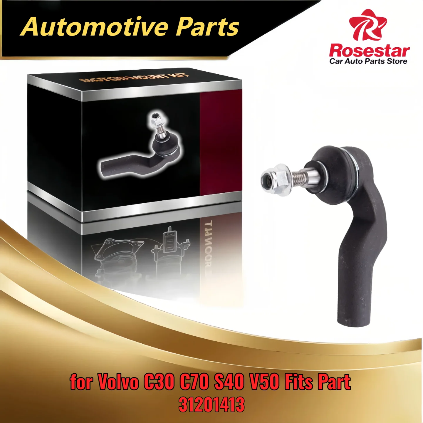 

Левая сторона водителя LH LF передняя внешняя рулевая тяга для Volvo C30 C70 S40 V50, совместимая с 31201413