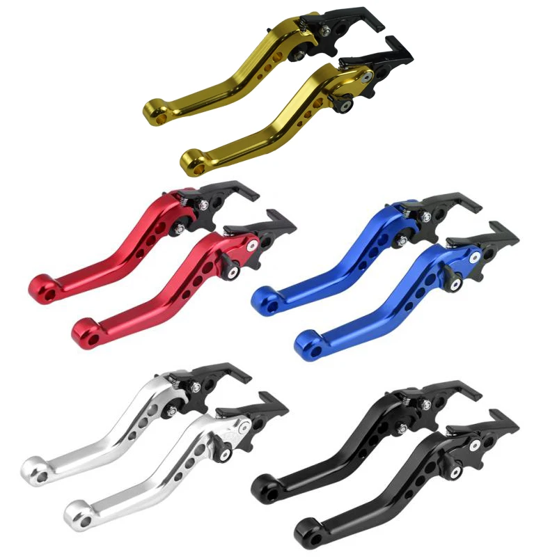 

1 Pair CNC Aluminum Alloy 22mm 7/8" Motorcycle Double Disc Clutch Brake Lever Handle Fit for Yamaha Honda Suzuki