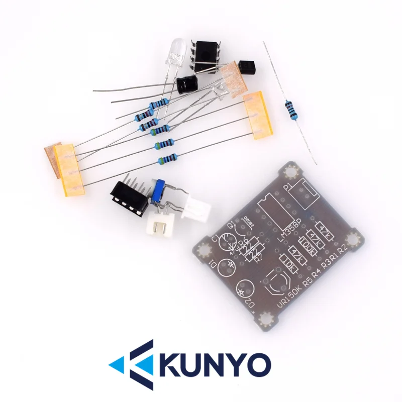 LM358 Breath Light Spare Parts/Electronic DIY Fun Making Kit 5mm flicker light electronic making kit