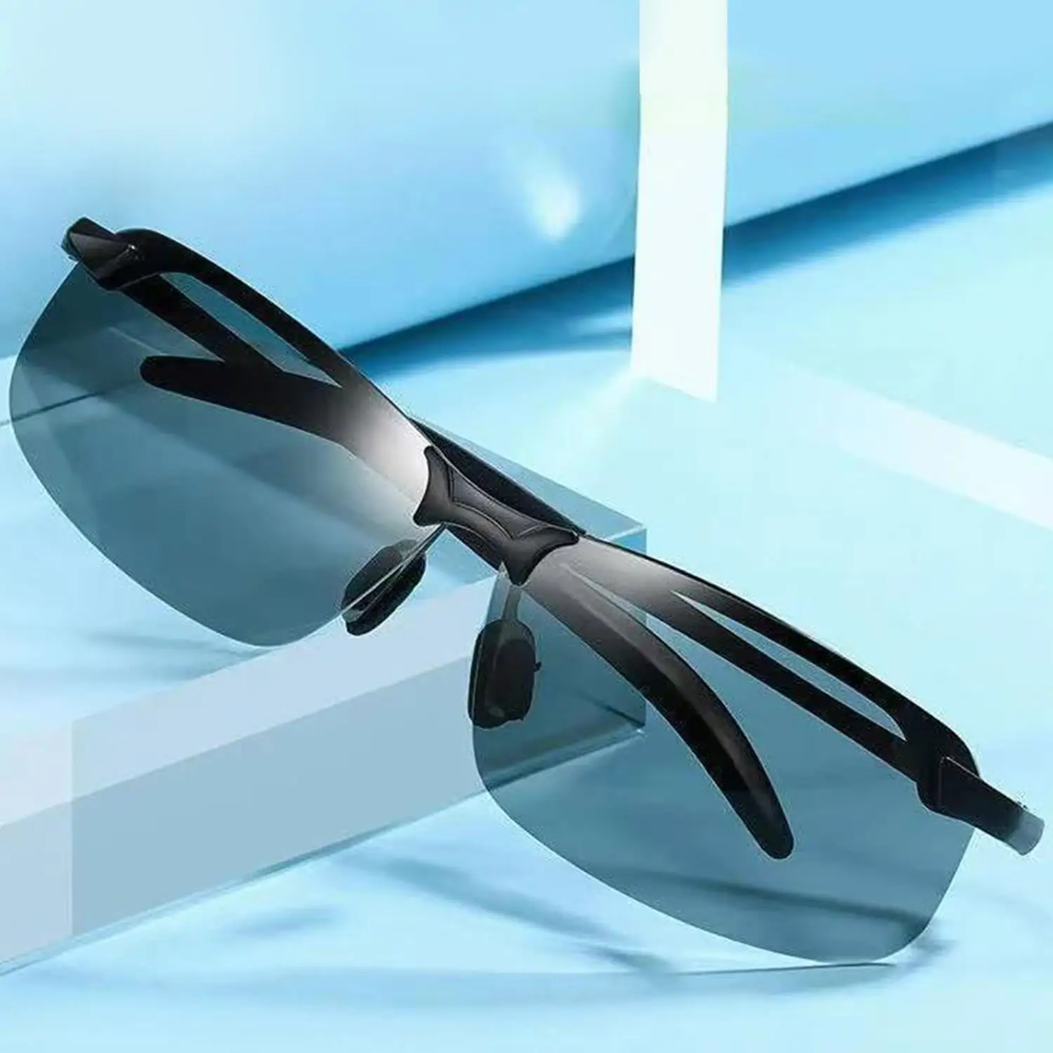 

Day And Night Use Photochromic Sunglasses Men Women Vintage Polarized Sun Glasses For Male Night Vision Driving Sun Glass