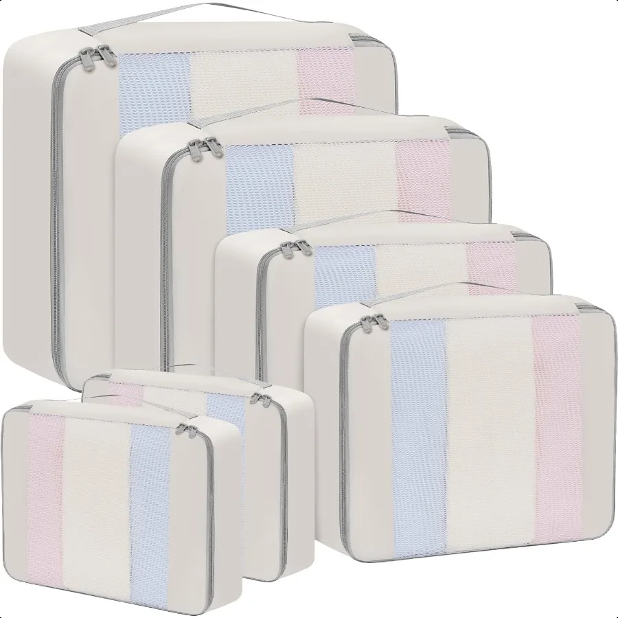 

BAGAIL 6 Set 8 Set 10 Set Packing Cubes Various Sizes Packing Organizer for Travel Accories Lage Carry On Suitcase