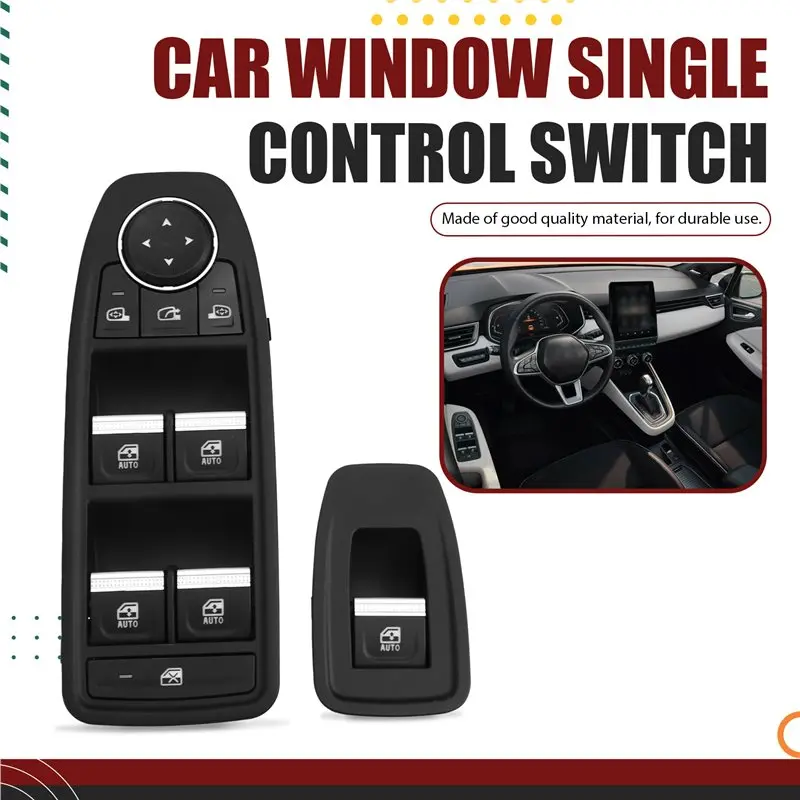 A13Z-Car Power Window Switch 254015831R 254013877R For Renault Clio 5 Captur II 2019 2020 2021