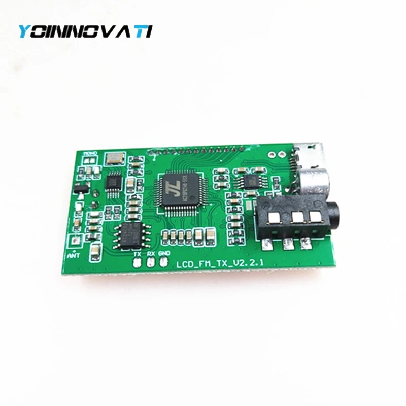 YT FM Transmitter Module Wireless Microphone Circuit Board Computer Audio Transmitting DC 3v 5V FM Module 87.0MHz-108.0MHz