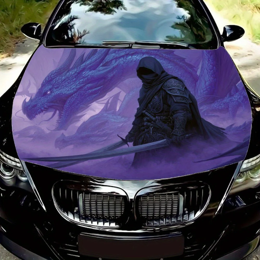 

Dragon And Assassin Car Hood Cover - Sturdy PVC Sticker, Fits Most Cars & Trucks, Premium Graphics, Car Decoration | Striking Vi