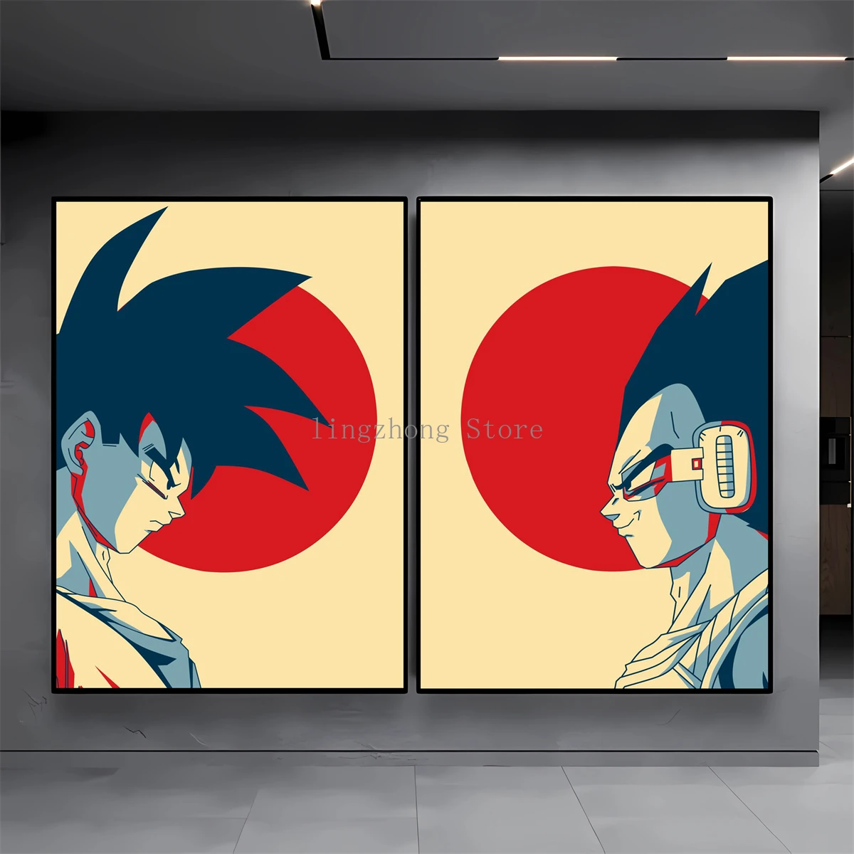 

Anime Posters Dragon Ball Goku Canvas Print Super Mural Art Decoration Wall Prints Children Home Decor Picture Wall Stickers