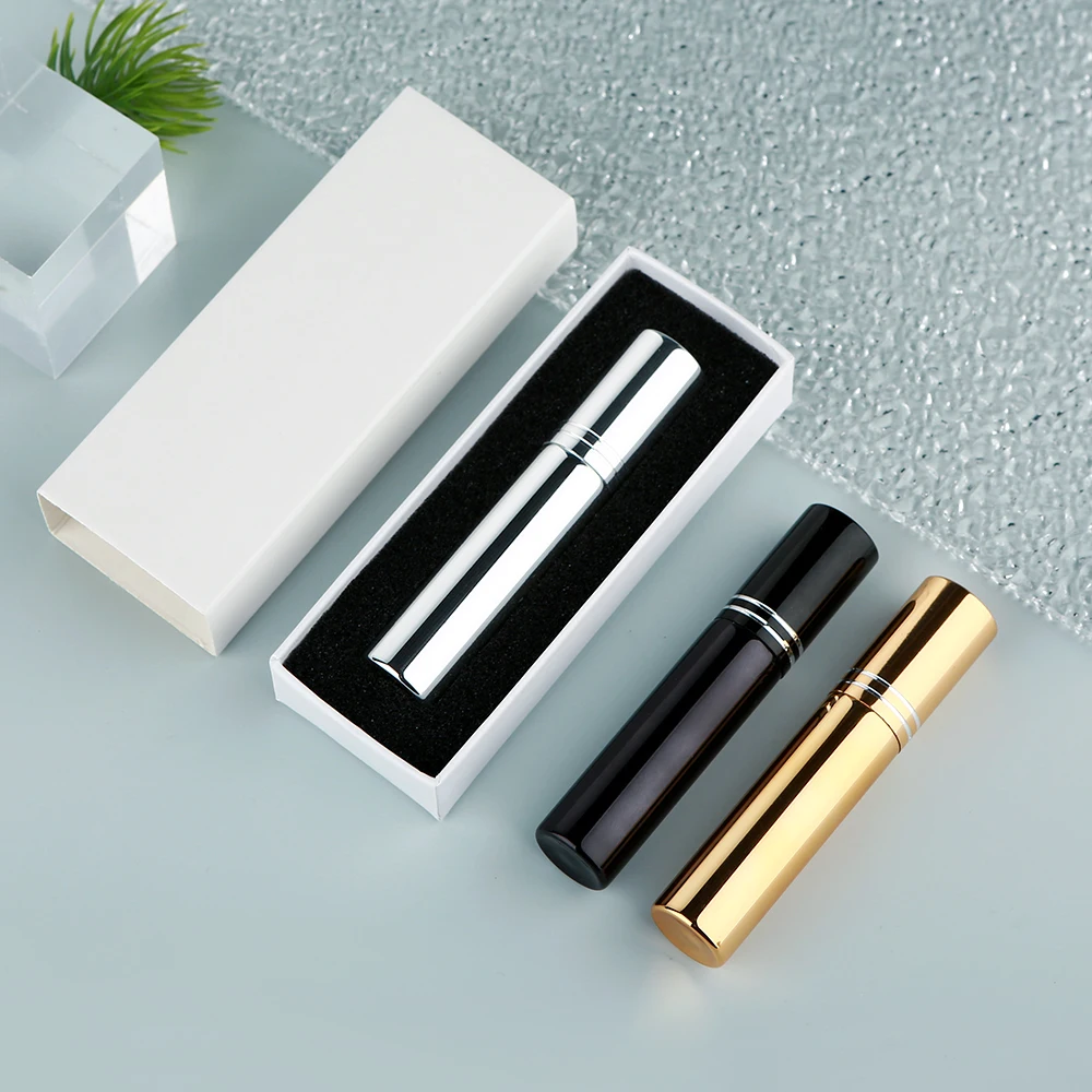

40/50PCS 10ml Electroplated Glass Perfume Bottles Press-type Hydrating Spray Bottles, Fine Mist Evenly Sprayed Reusable with Box