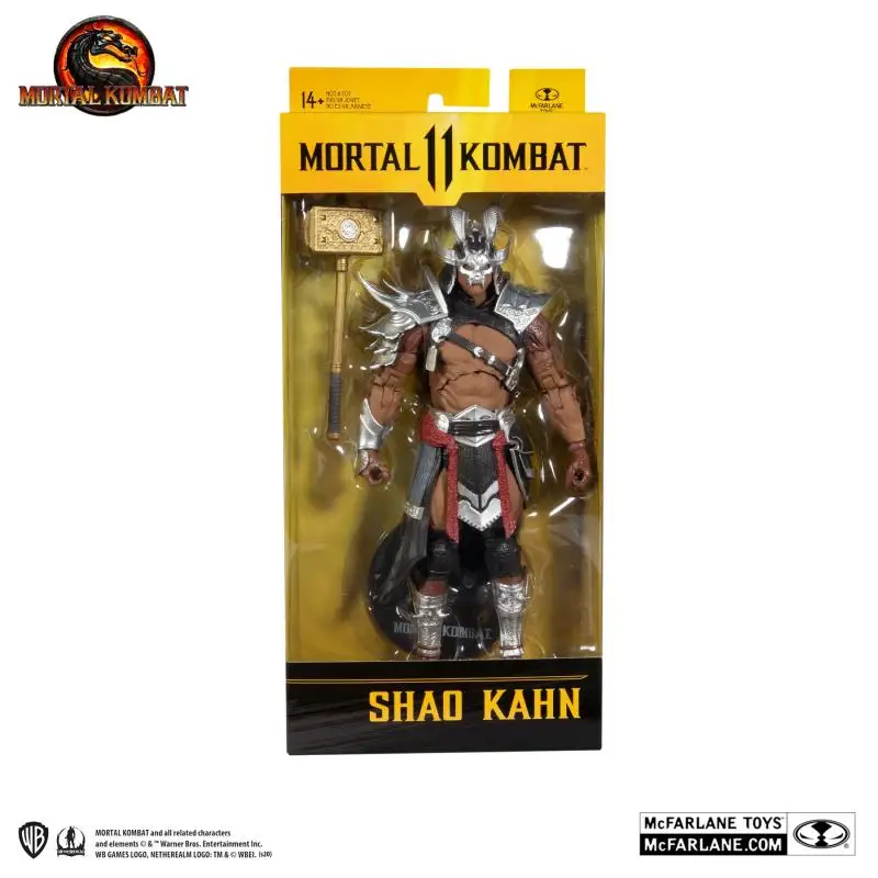 Mortal Kombat 7 Inches 1/12 Anime Figure Shao Kahn Macfarlane Action Figures Model Children's Toy