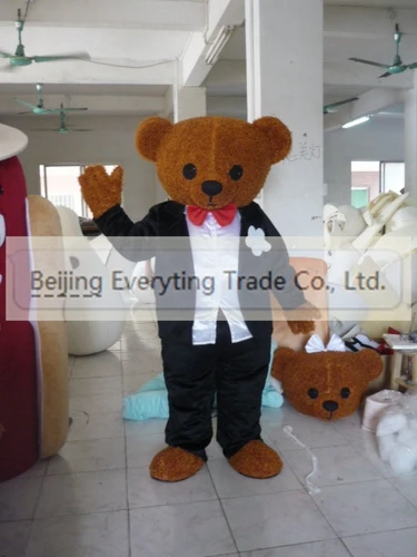 

New Adult Hot Sale Foam Wedding Bear Fancy Cartoon Mascot Costume Plush Christmas Fancy Dress Halloween Mascot Costume