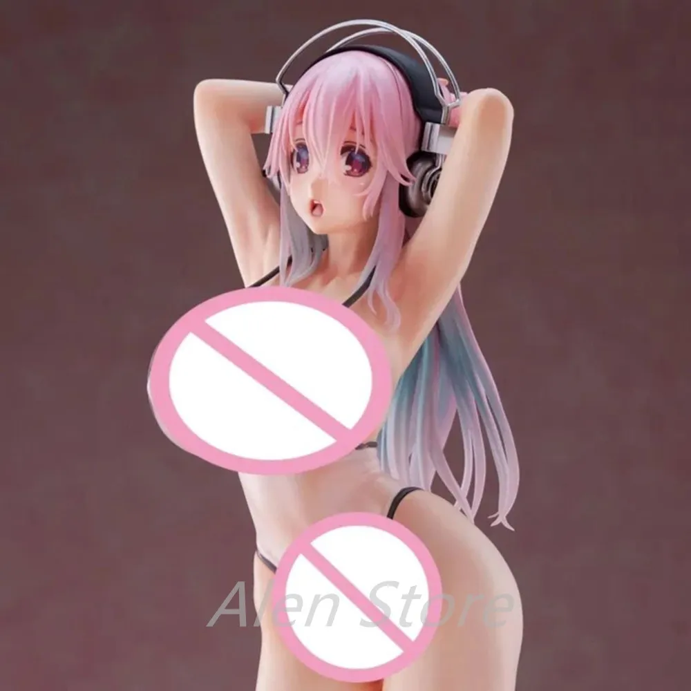 

Dream Tech SUPER SONICO Girl White Swimsuit Anime White Cat Figure PVC Action Figure Toy Adults Creators Collection Model Doll