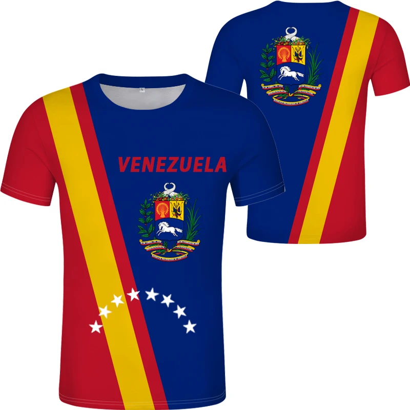 Men Women Venezuela Print 3D T-shirt Funny Country Flag Sweatshirt Fashion T-shirt Short Sleeve Unisex T-shirt Customizable