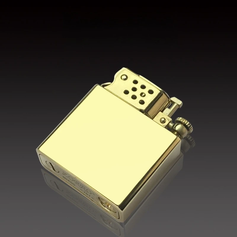 ZORRO Heavy Armor One Click Press Launch Brass Kerosine Lighter Retro Windproof Open Flame Bottom Matchstick Collection Lighters