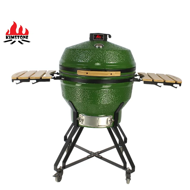 26inch KIMSTONE KimBer Series Stone Pattern Kamado Grill with Large Interior Space