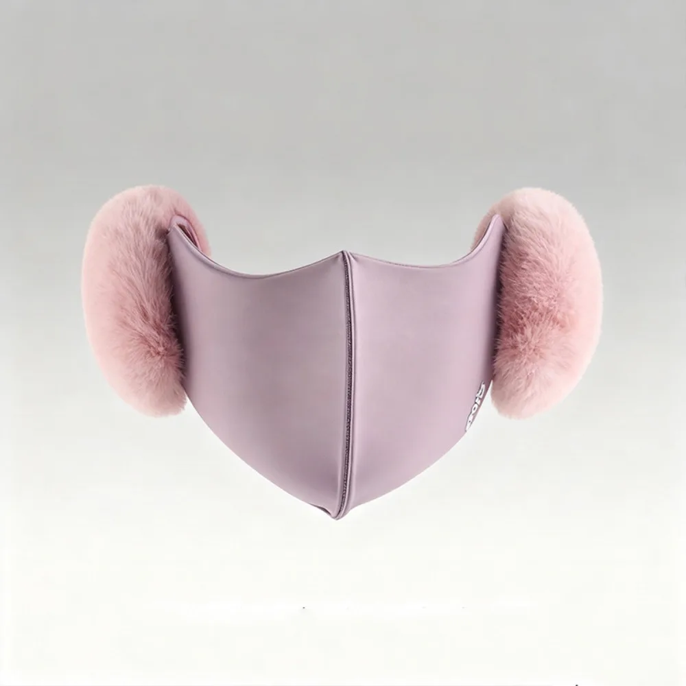 Simple Windproof Earmuffs Mask 2in1 Dust-proof Thermal Cycling Face Shield Breathable Simple Half Face Mask Riding