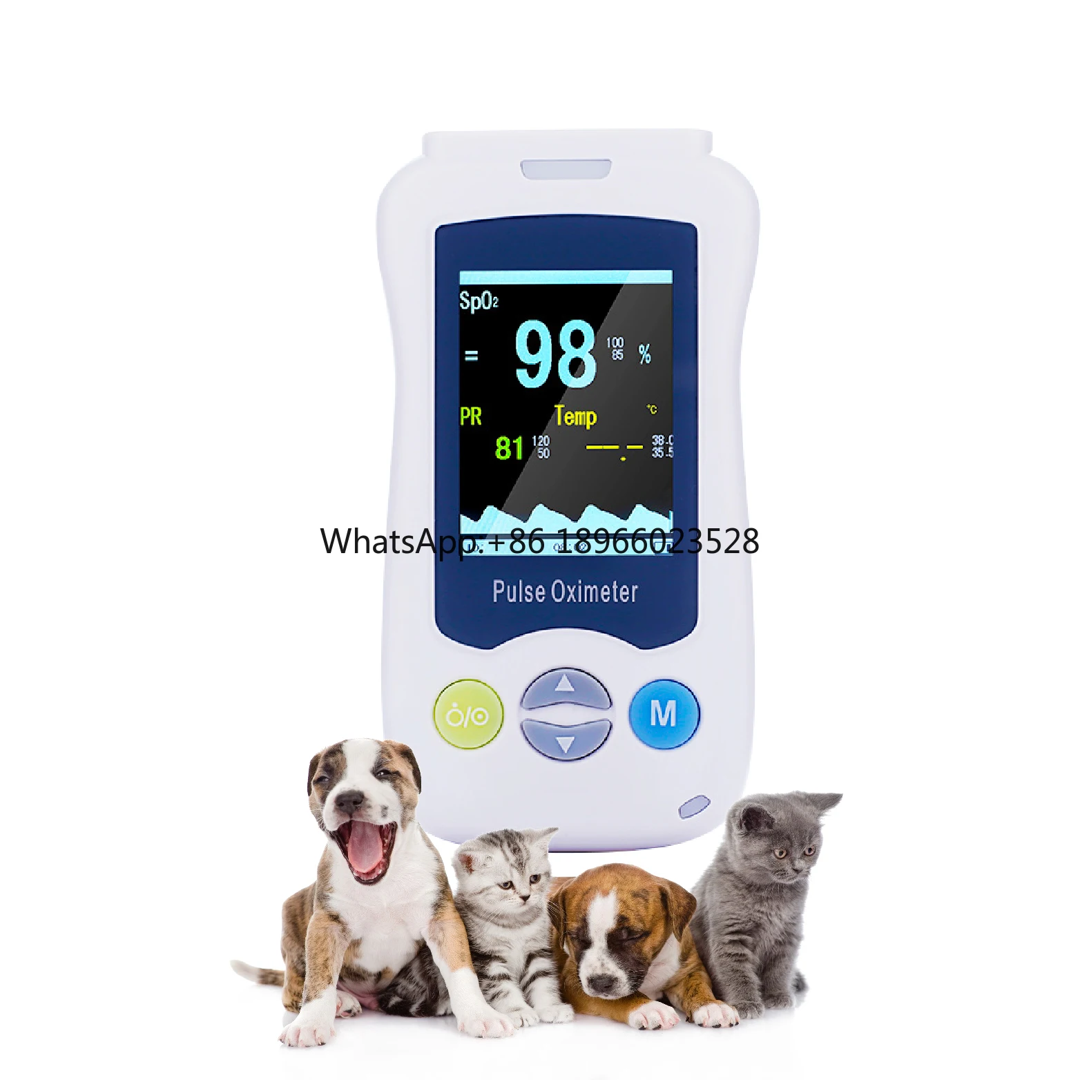 Vet Instrument Spo2 Multi Parameter Monitor Portable Digital Handheld Pulse Oximeter For