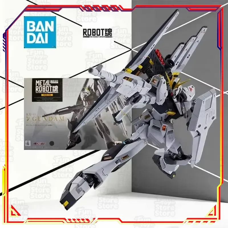 Bandai Gundam Re-GZ Custom METAL ROBOT Spirits RGZ-91B Action Figure Char's Counterattack MSV Model Kit with Foam Box