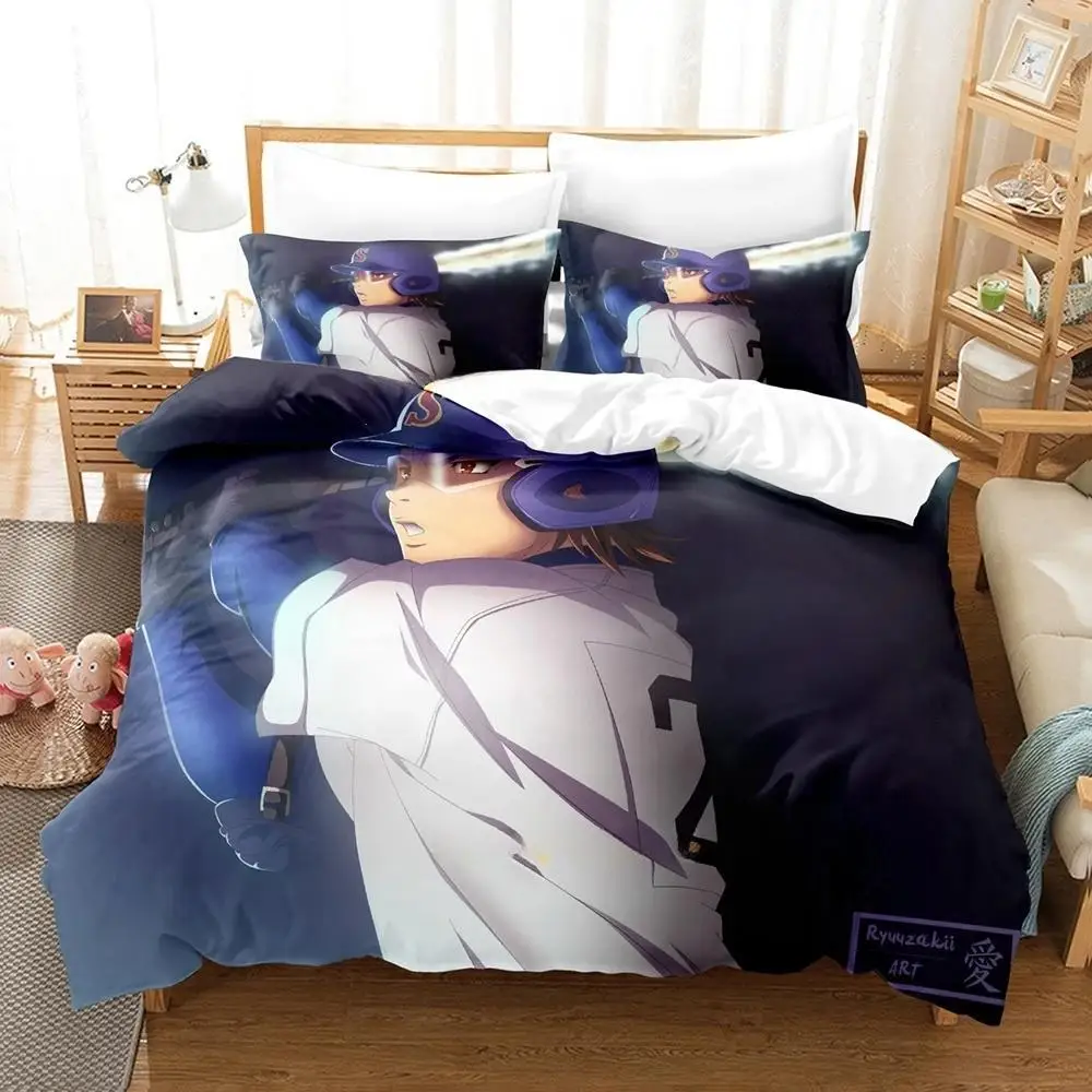 

3d Print Anime Ace Of Diamond 2_3pcs Bedding Set Boys Girls Twin Queen Size Duvet Cover Pillowcase Bed Kids Adult Home Textiles