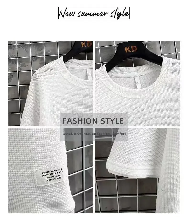 Summer Men's Quick Dry Casual Short Sleeve T-Shirt And Shorts Set City Street Fashion Running Sports 2-Piece Suit view 6