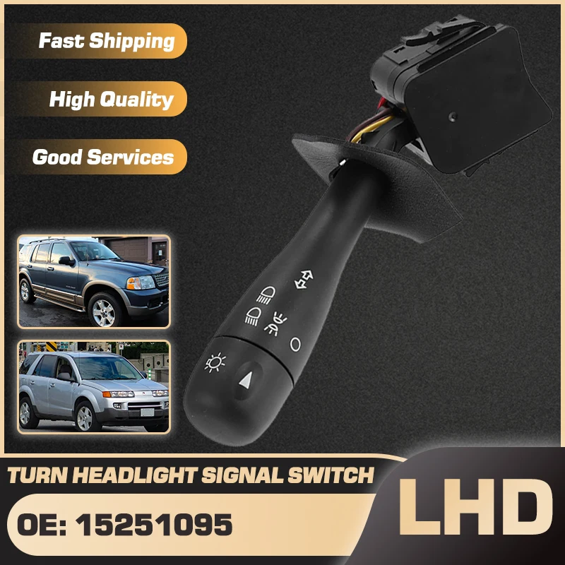 

15251095 1S1957 For Ford Explorer U152 2000-2005 2004 2003 2002 Saturn Vue 2004 2005 ABS 1X Car Headlight Steering Column Switch