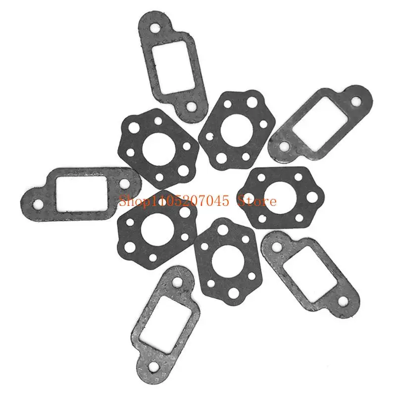10Pcs Muffler Carburetor Gasket kit For 021 023 025 MS210 MS230 MS250 MS 210 230 250 Chainsaws Spare Parts #1123 129 090