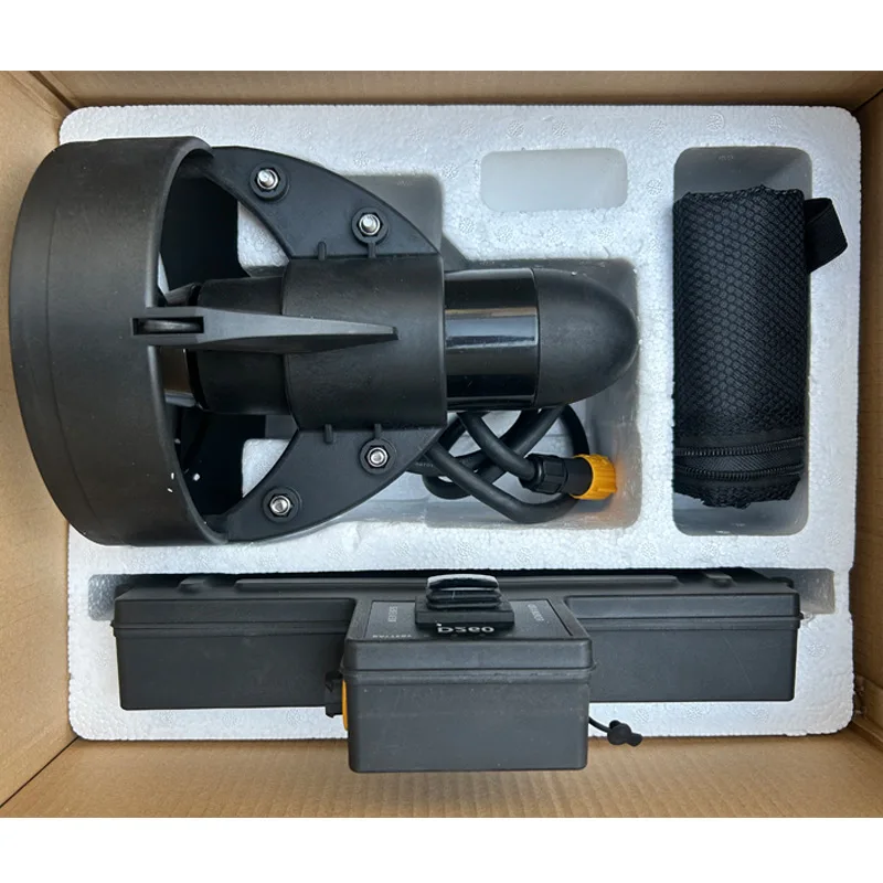 Underwater Thruster for Kayaks Inflatable Boats Paddles Include Battery Ready to Used Full Set 12V Brushless Motor 300W 20A IE 1