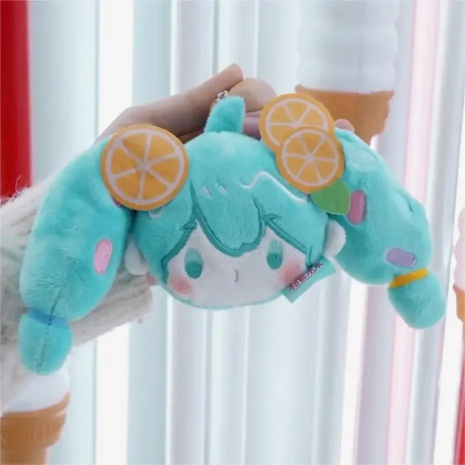 Hatsune Miku Pendant Backpack with Hat U Pillow Plush Toy Backpack Satchel Bag