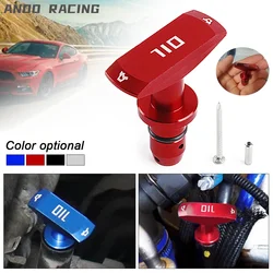 Universal Car Oil Dipstick Pull Handle Engine Oil Pullhandle Aluminum Billet Auto Replacement Modification Decoration