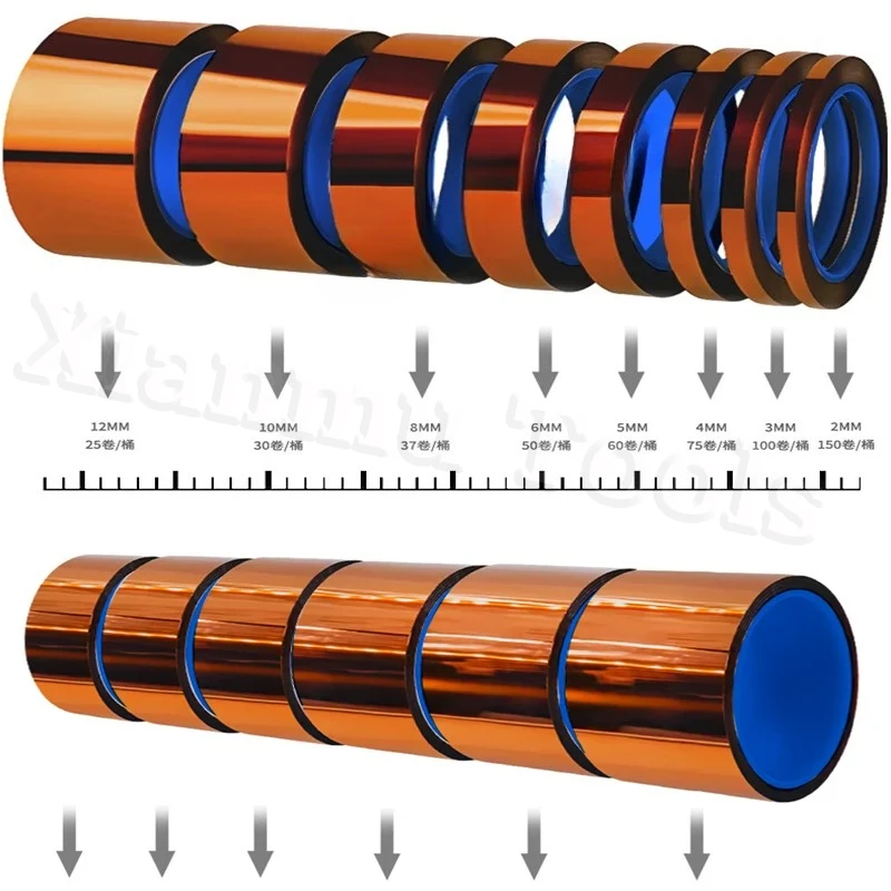 Meccanico Nastro resistente alle alte temperature Adesivo in poliimmide Telefono PCB Circuito Protezione involucro batteria Riparazione Isolamento Strumento