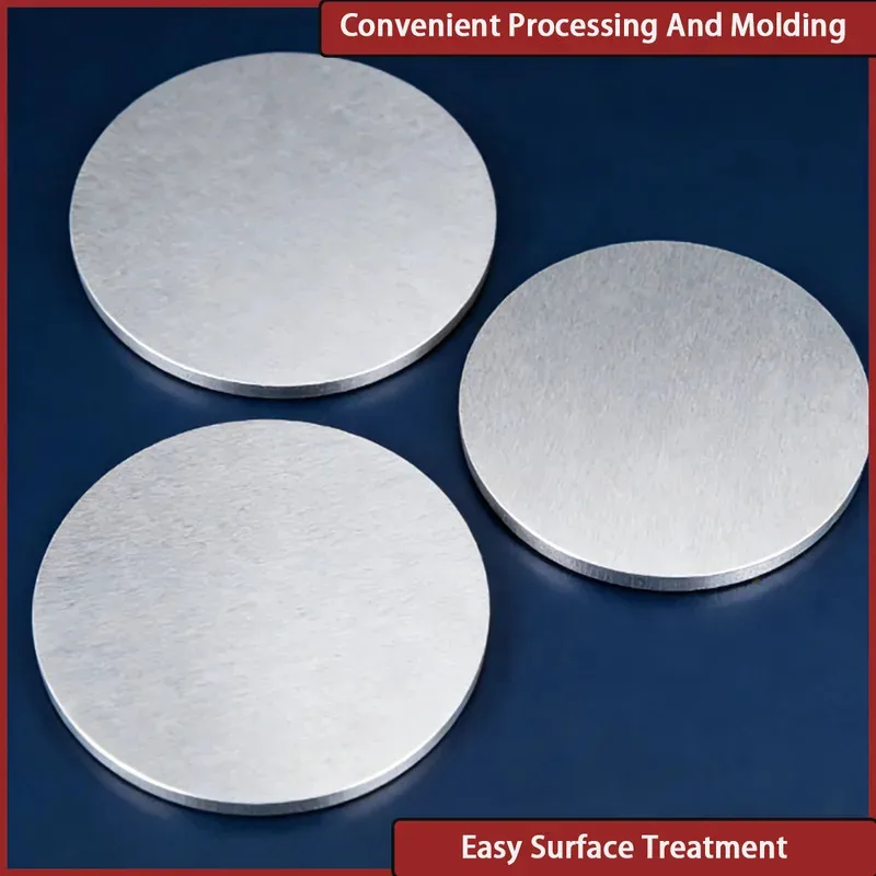 Aluminum Round Disc 2mm to 6mm Thickness Versatile Metal Sheet for Electronics, Machinery & Interior Design