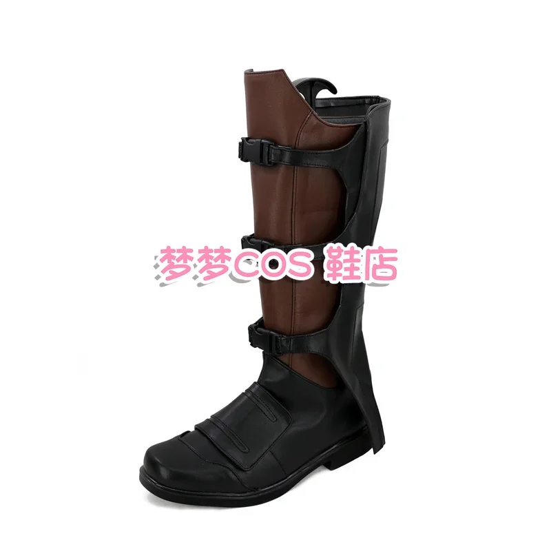 Star Lord Star-Lord Cosplay Shots Handmade Comic costume Boots Faux Leather Boots