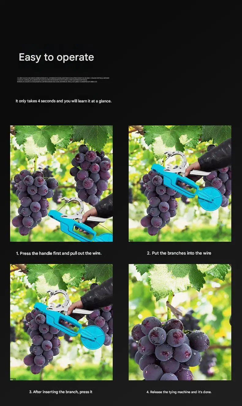 전기 무선 포도 덩굴 묶는 기계 바인딩 테이프 툴 정원 트위스트 타이 식물 테이프 엔진 모터 코어 부품 포함