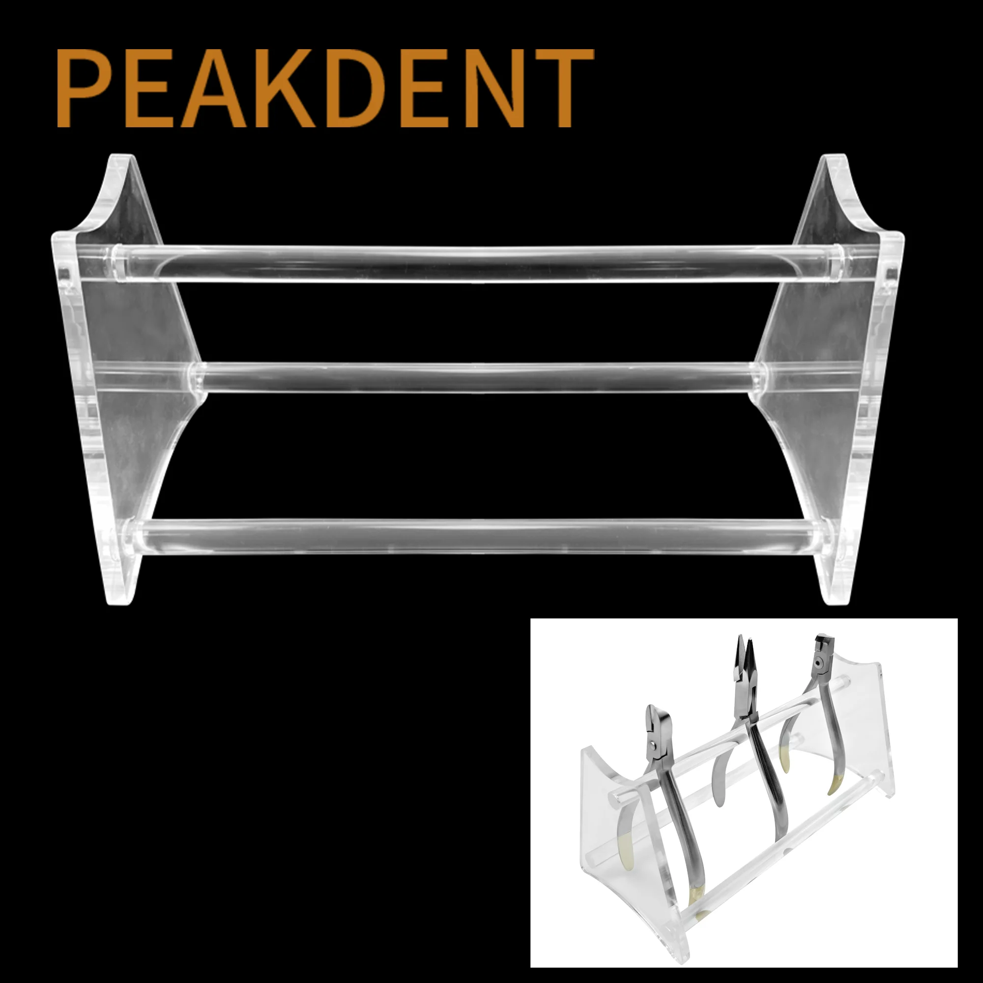 1Pcs Acrylic Dental Tool Stand Holder Orthodontic Pliers Placing Rack Dentistry Instrument Box Dentist Tools Dentist Oral Holder