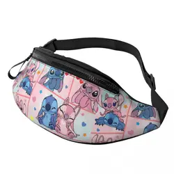 Custom Cool Stitch Heart Collage Fanny Pack for Travel Hiking Women Men Crossbody Waist Bag Phone Money Pouch