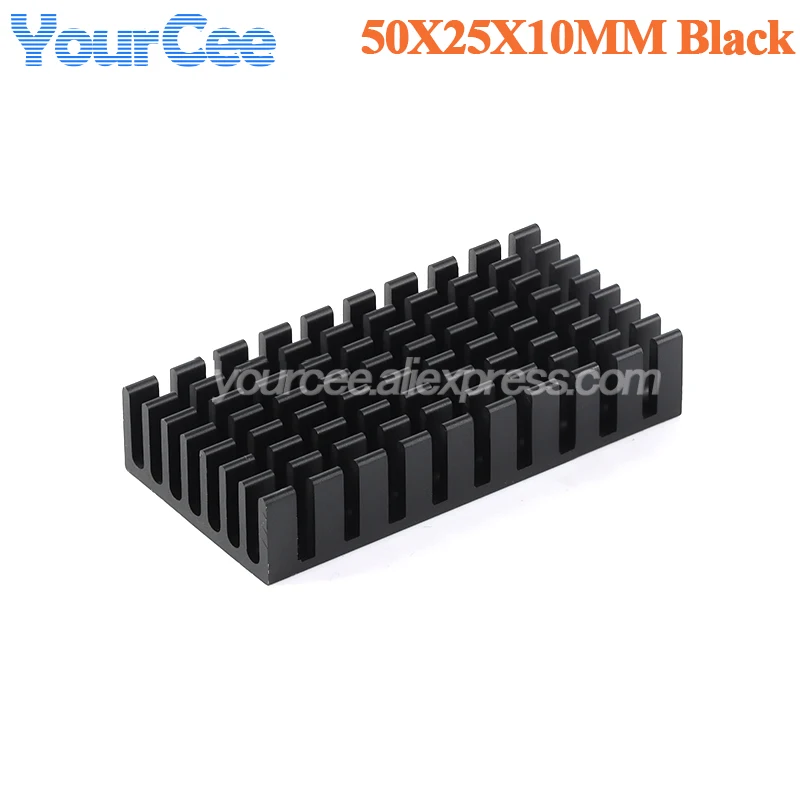 50*45*18mm 50*25*10mm Heatsink Cooling Fin Cooler Radiator Aluminum Heat Sink for LED Power IC Transistor Module PBC 50X45X18mm