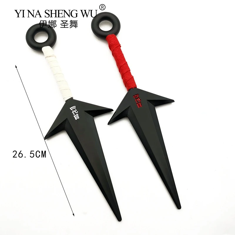 Anime Kunai Akatsuki Hatake Kakashi Shuriken Uchiha Itachi accessori Cosplay puntelli collezione di plastica giocattolo regali di Halloween