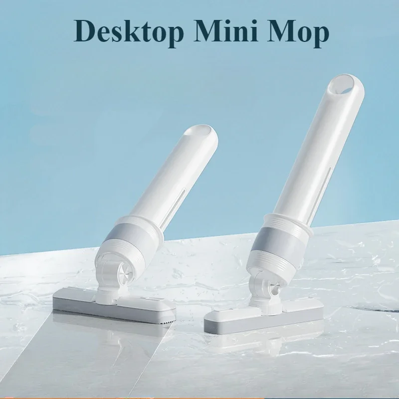 

Eary Desktop Mini Mop Replaces Cloth with Strong Water Absorption Powerful Squeeze for Bathroom Kitchen Glass Living Room Car