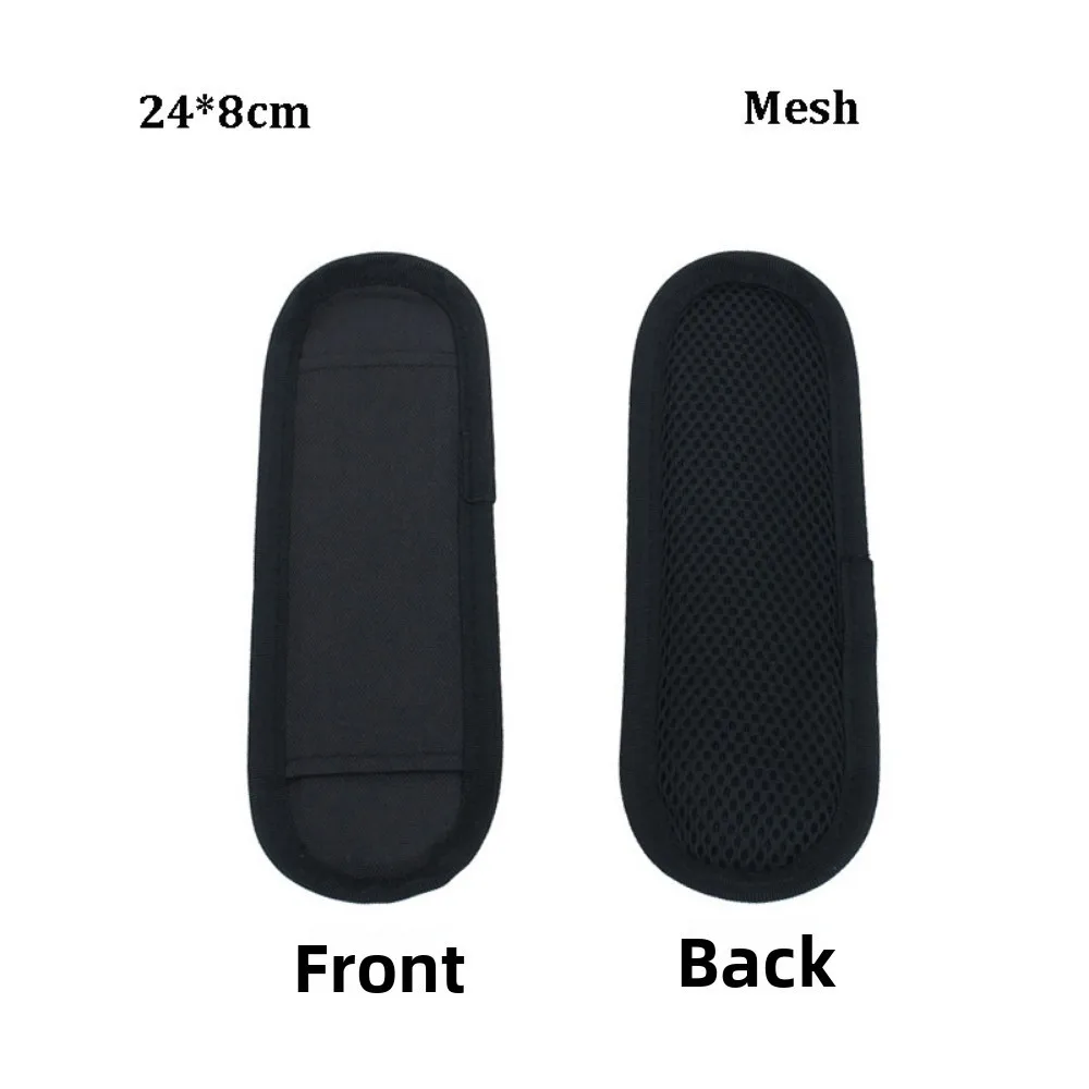 High Quality Detachable Breathable Shoulder Strap Pad Decompression Black Backpack Shoulder Bag Cushion Bags Accessories