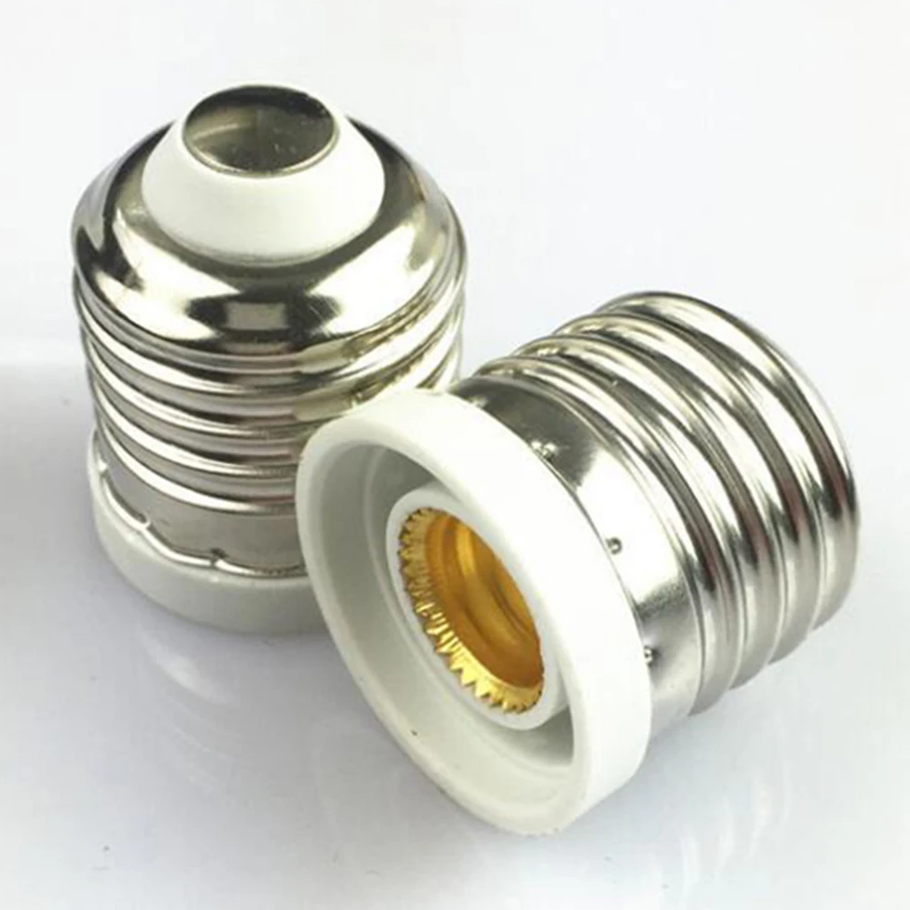 E27 To E12 Lamp Base Adapter Lightweight Screw Bulbs Adapter Converter Easy To Install Fireproof Lighting Accessories