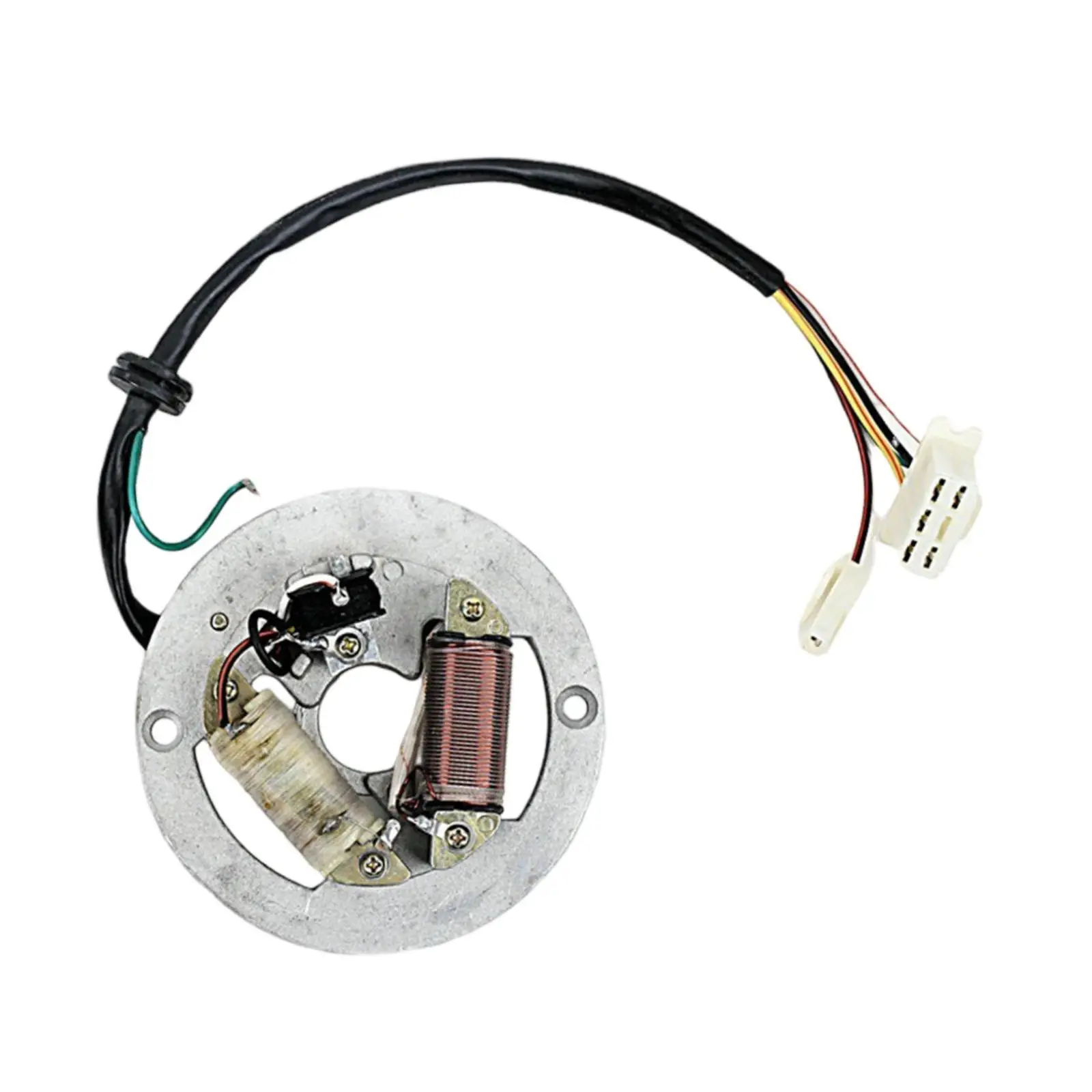 Engine Stator Plate Reliable Metal Coil Ignition Generator Accessory for Yamaha PW80 Y Zinger