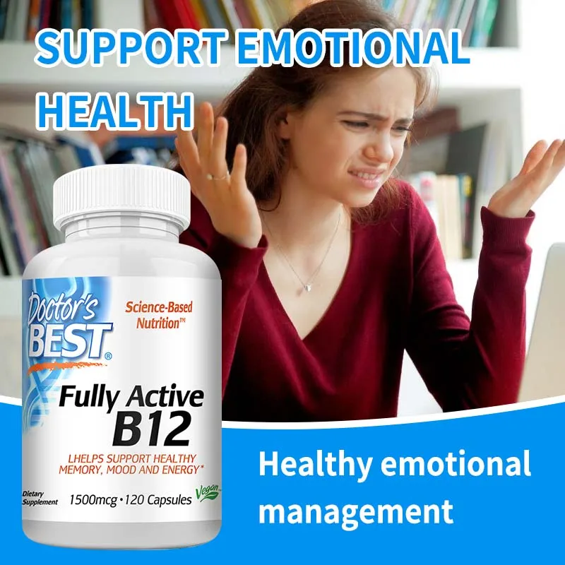 Fully Active Vitamin B12 1500 Mcg To Support Healthy Memory, Mood and Circulation