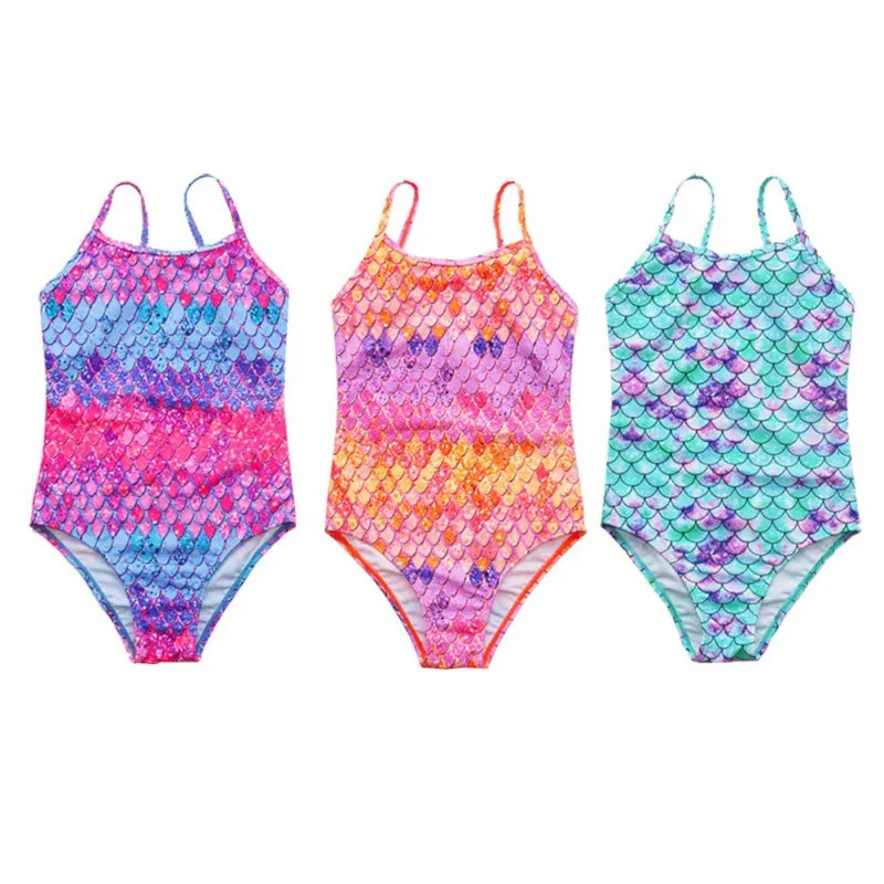 Summer Kids Girl SwimwearToddlers Fashion Print One Piece Swimsuit  Children Beach wear Kid Swimming Suit Monokini 3-14Y