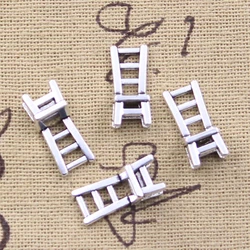 20pcs Charms 3D Chair Stool 18x7x7mm Antique Silver Color Pendants Making DIY Handmade Tibetan Finding Jewelry