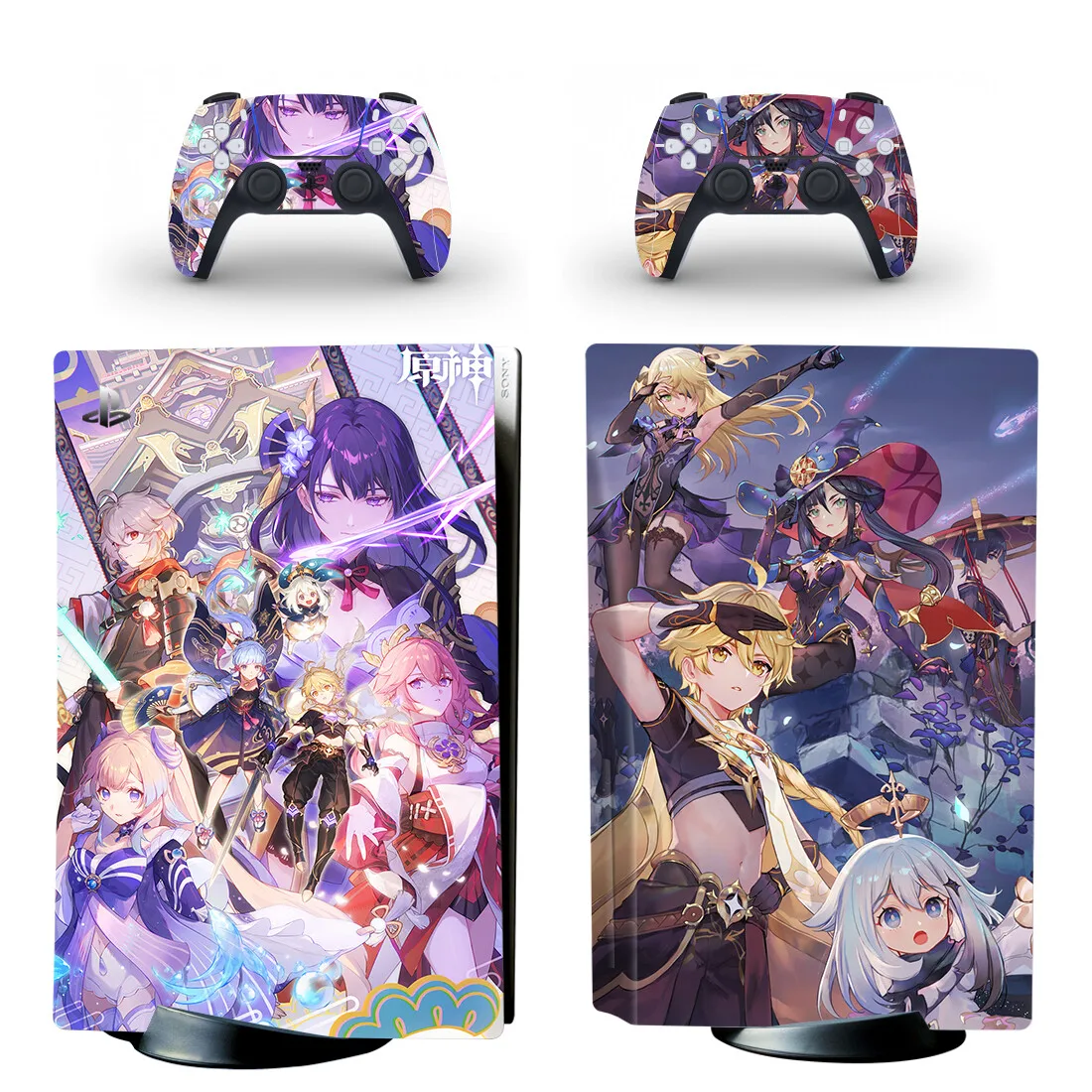genshin-impacto-ps5-ps5-disco-pele-adesivo-protetor-decalque-capa-para-console-controladores-ps5-disco-pele-adesivo-acessorios-de-vinil