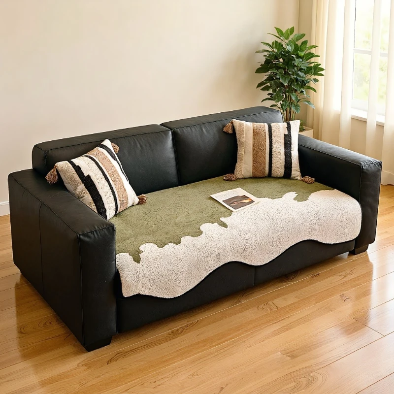 

2026 New Model Chenille Anti-cat Scratch Sofa Cover Non-Slip Four Season Universal Couch Slipcover For Home Hotel Classic Decor